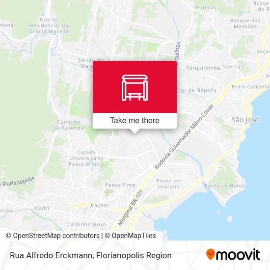 Rua Alfredo Erckmann map