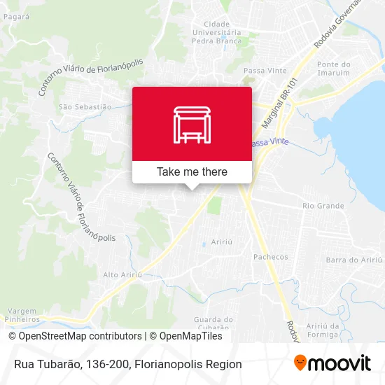 Rua Tubarão, 136-200 map