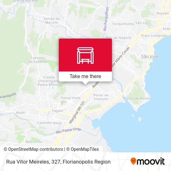 Rua Vítor Meireles, 327 map