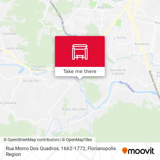 Rua Morro Dos Quadros, 1662-1772 map