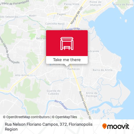 Mapa Rua Nelson Floriano Campos, 372