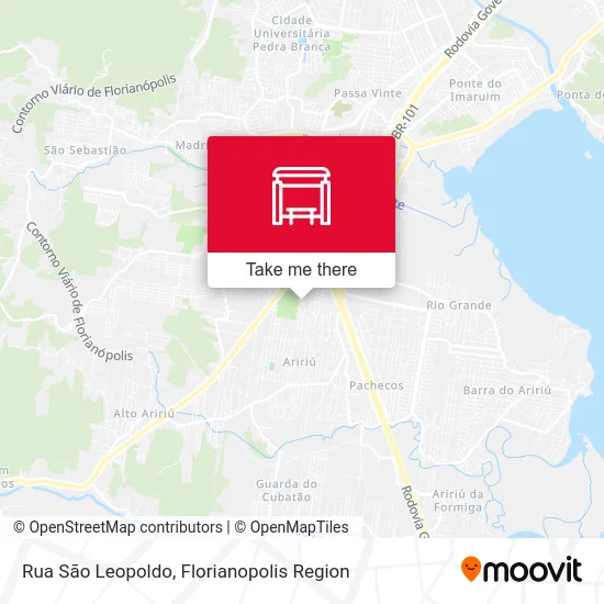 Rua São Leopoldo map