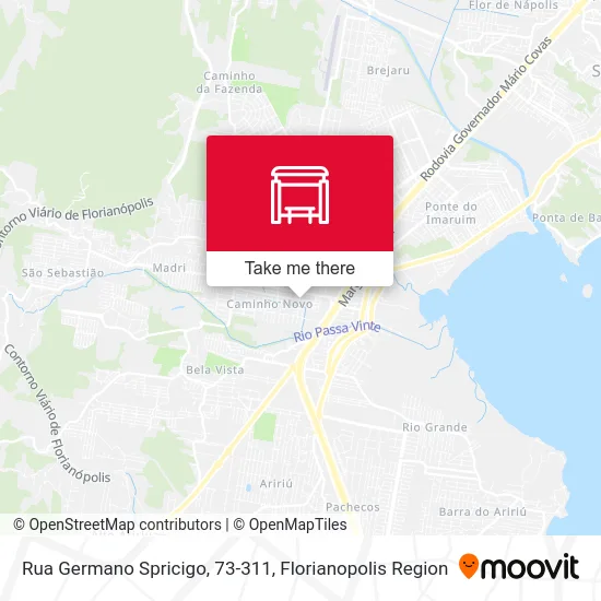 Rua Germano Spricigo, 73-311 map