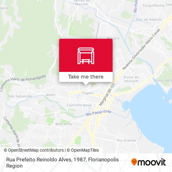 Rua Prefeito Reinoldo Alves, 1987 map