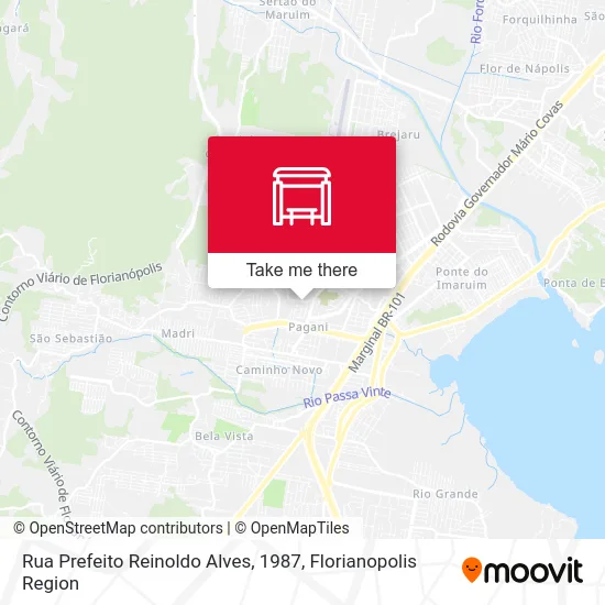 Rua Prefeito Reinoldo Alves, 1987 map