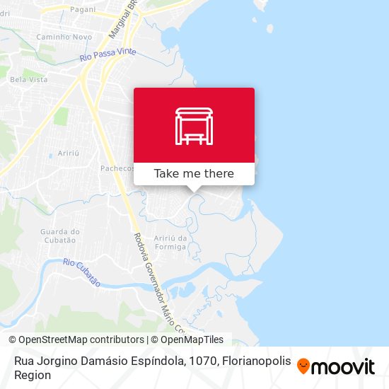 Rua Jorgino Damásio Espíndola, 1070 map