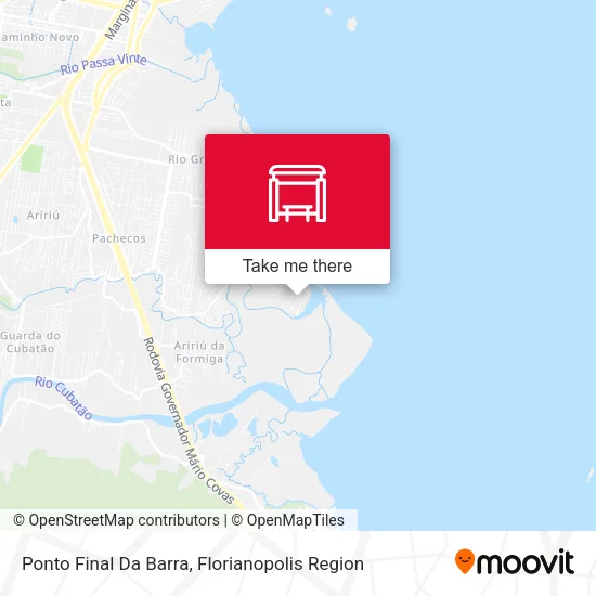 Ponto Final Da Barra map