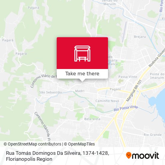 Rua Tomás Domingos Da Silveira, 1374-1428 map