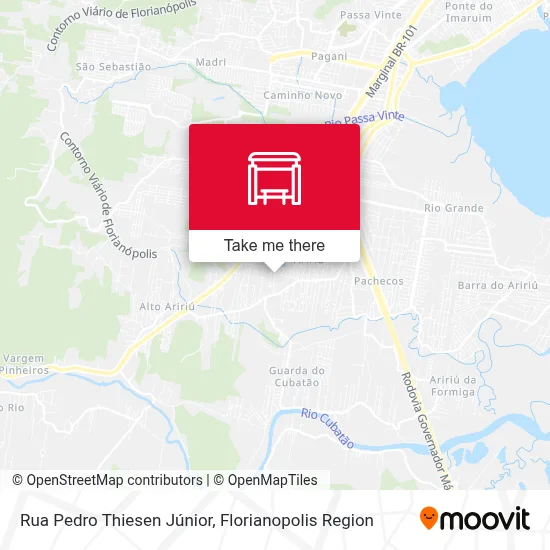Rua Pedro Thiesen Júnior map