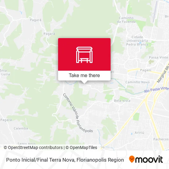 Ponto Inicial/Final Terra Nova map