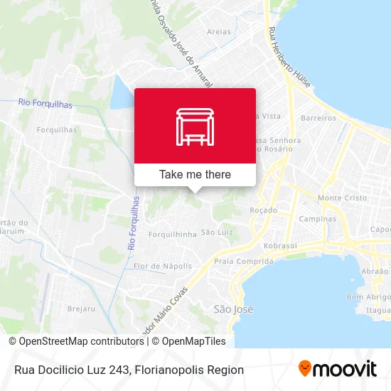 Rua Docilicio Luz 243 map