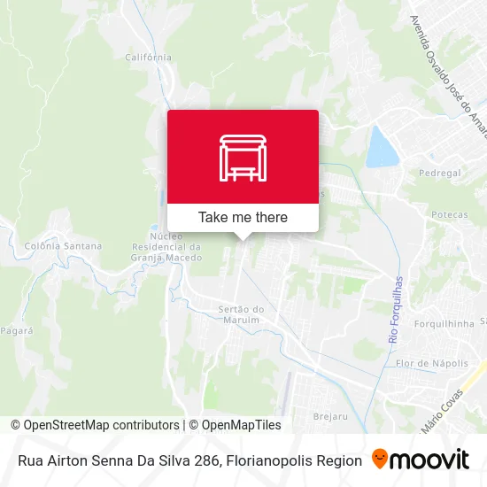 Rua Airton Senna Da Silva 286 map