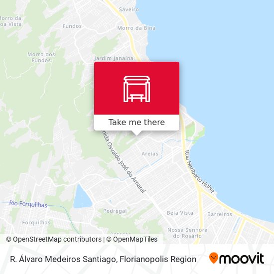 R. Álvaro Medeiros Santiago map