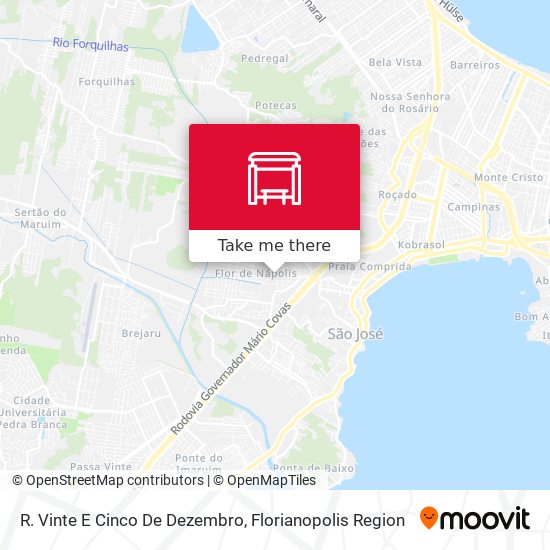 R. Vinte E Cinco De Dezembro map