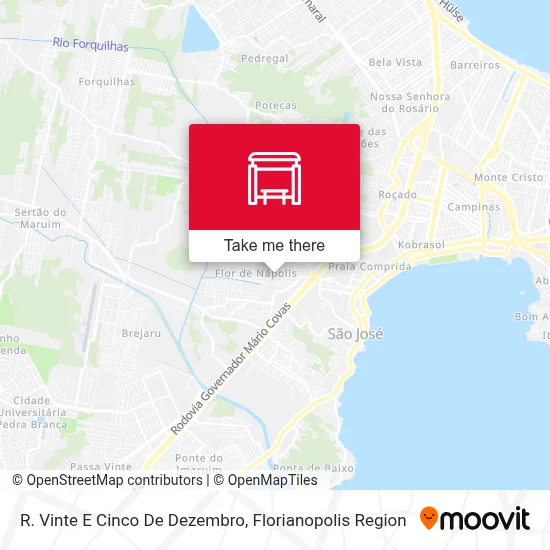 R. Vinte E Cinco De Dezembro map