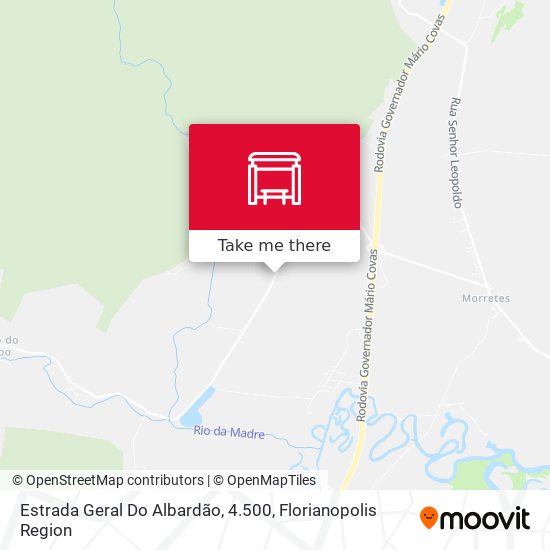 Estrada Geral Do Albardão, 4.500 map