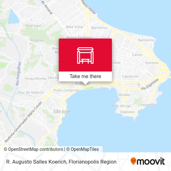R. Augusto Salles Koerich map