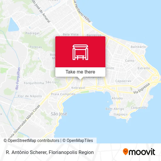 R. Antônio Scherer map
