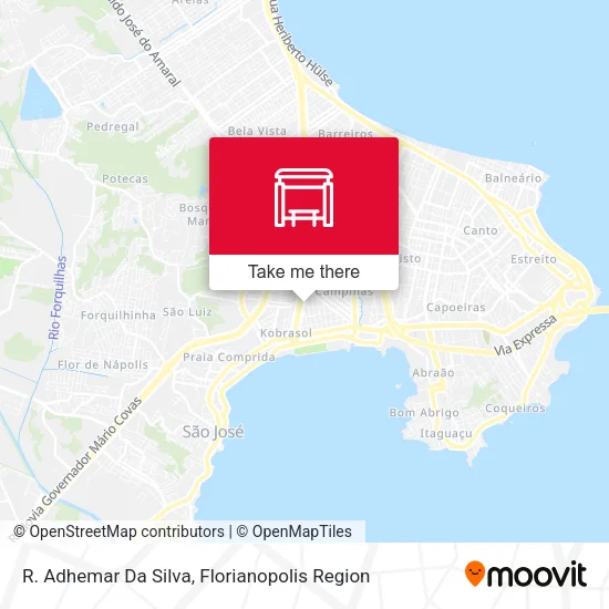 R. Adhemar Da Silva map
