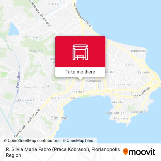 R. Silvia Maria Fabro (Praça Kobrasol) map