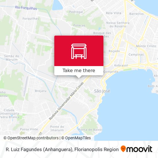 R. Luiz Fagundes (Anhanguera) map