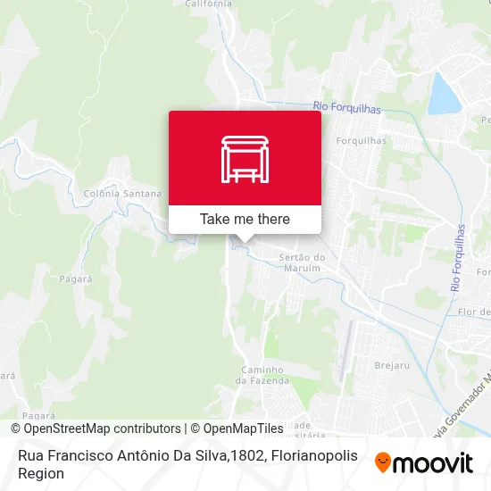 Rua Francisco Antônio Da Silva,1802 map