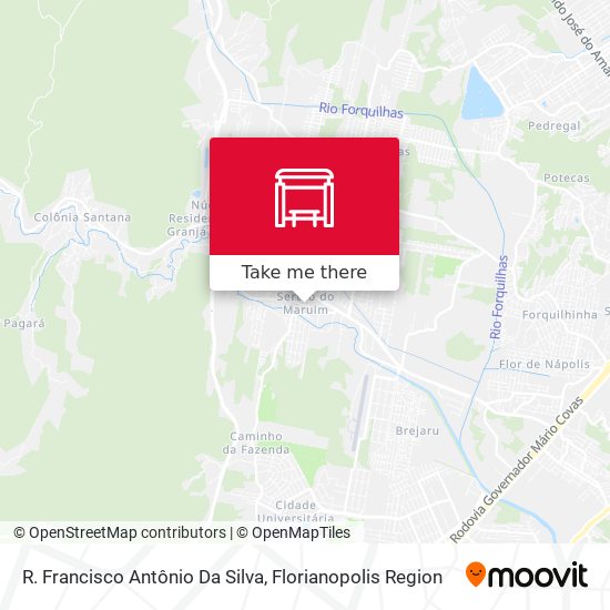 R. Francisco Antônio Da Silva map