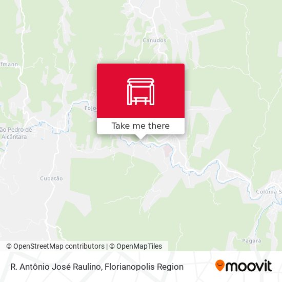 R. Antônio José Raulino map
