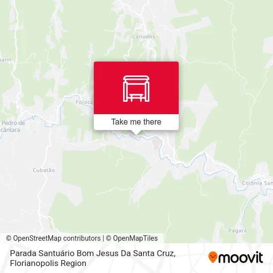 Parada Santuário Bom Jesus Da Santa Cruz map