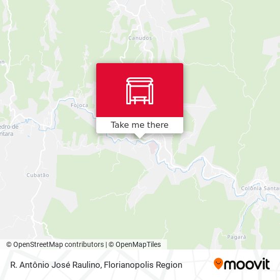 R. Antônio José Raulino map