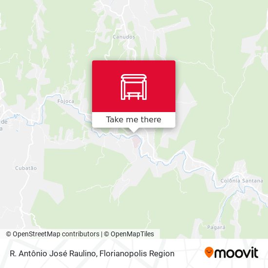 R. Antônio José Raulino map