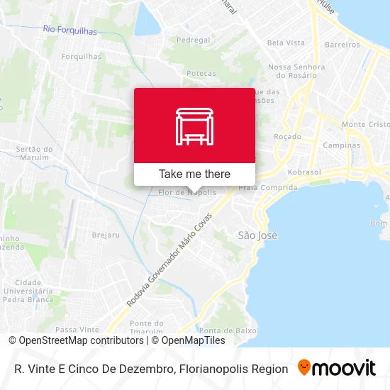 R. Vinte E Cinco De Dezembro map