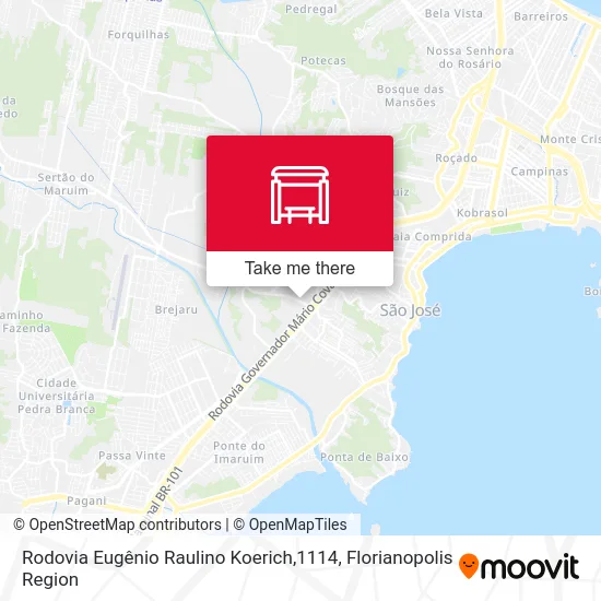 Rodovia Eugênio Raulino Koerich,1114 map