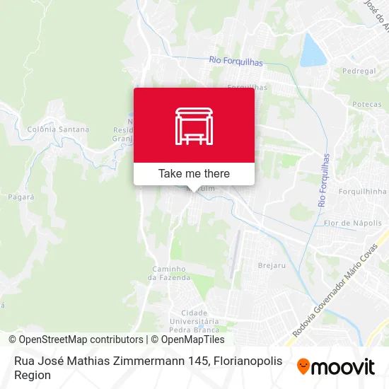 Rua José Mathias Zimmermann 145 map