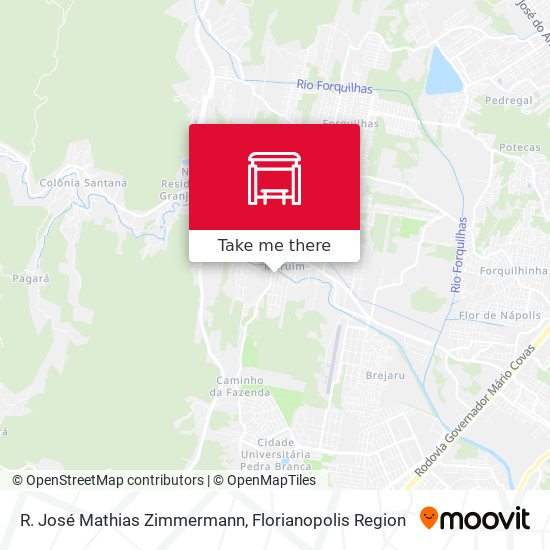 R. José Mathias Zimmermann map