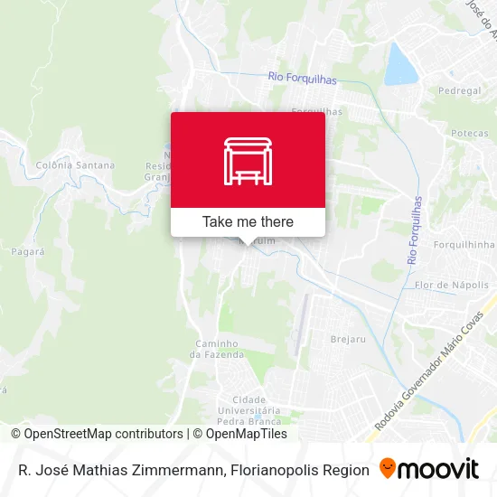 R. José Mathias Zimmermann map