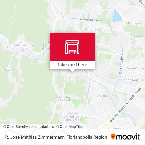 R. José Mathias Zimmermann map