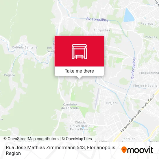 Rua José Mathias Zimmermann,543 map