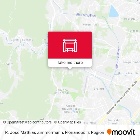 R. José Mathias Zimmermann map