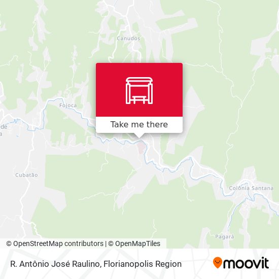 R. Antônio José Raulino map