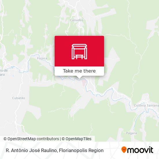 R. Antônio José Raulino map