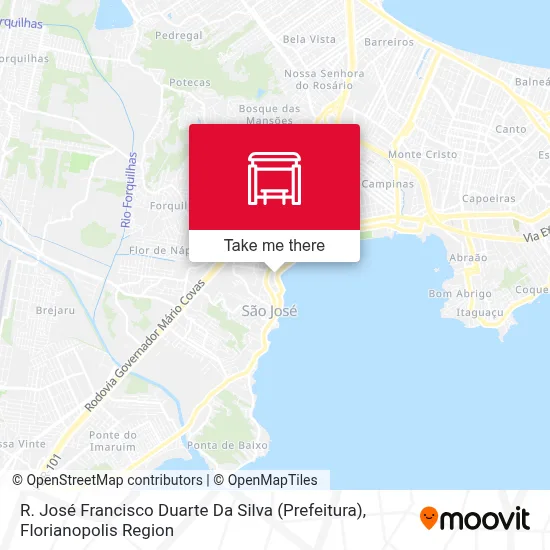 R. José Francisco Duarte Da Silva (Prefeitura) map