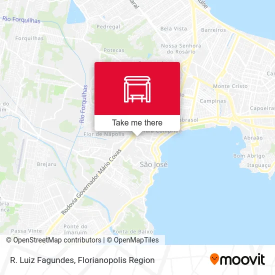 R. Luiz Fagundes map