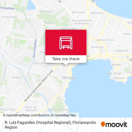 R. Luiz Fagundes (Hospital Regional) map