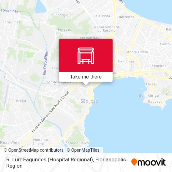 R. Luiz Fagundes (Hospital Regional) map