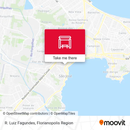 R. Luiz Fagundes map