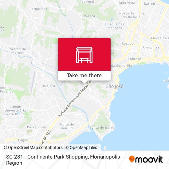 SC-281 - Continente Park Shopping map