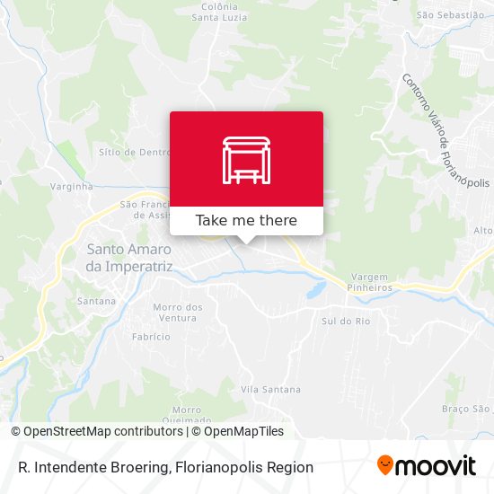 R. Intendente Broering map