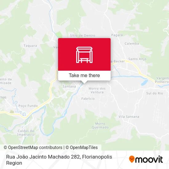 Rua João Jacinto Machado 282 map