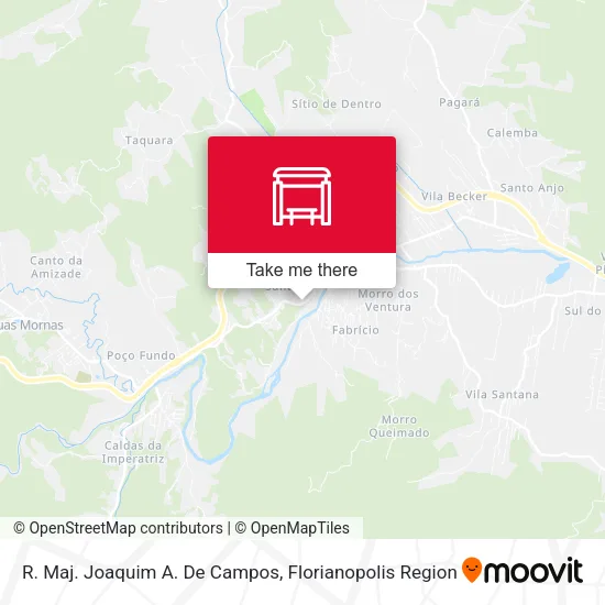 R. Maj. Joaquim A. De Campos map